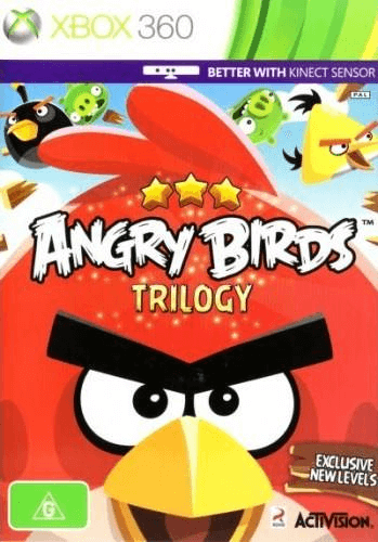 Angry Birds Trilogy box art for Xbox 360